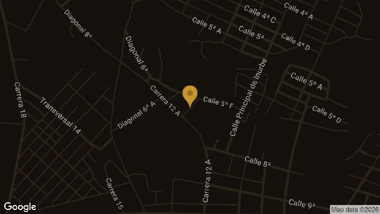 Mapa de la ubicación del Gimnasio La Roca en Ayapel, Córdoba